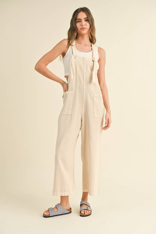 JU2620   TENCEL WASHED JUMPSUIT