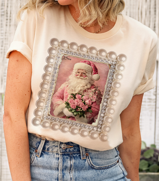 Blinged Santa Frame